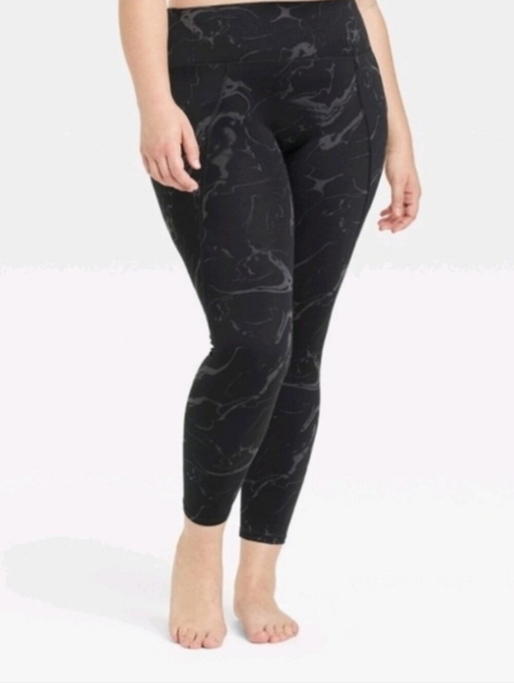 All In Motion Dynamic Flex Marbled High-Waist Leggings With Pockets